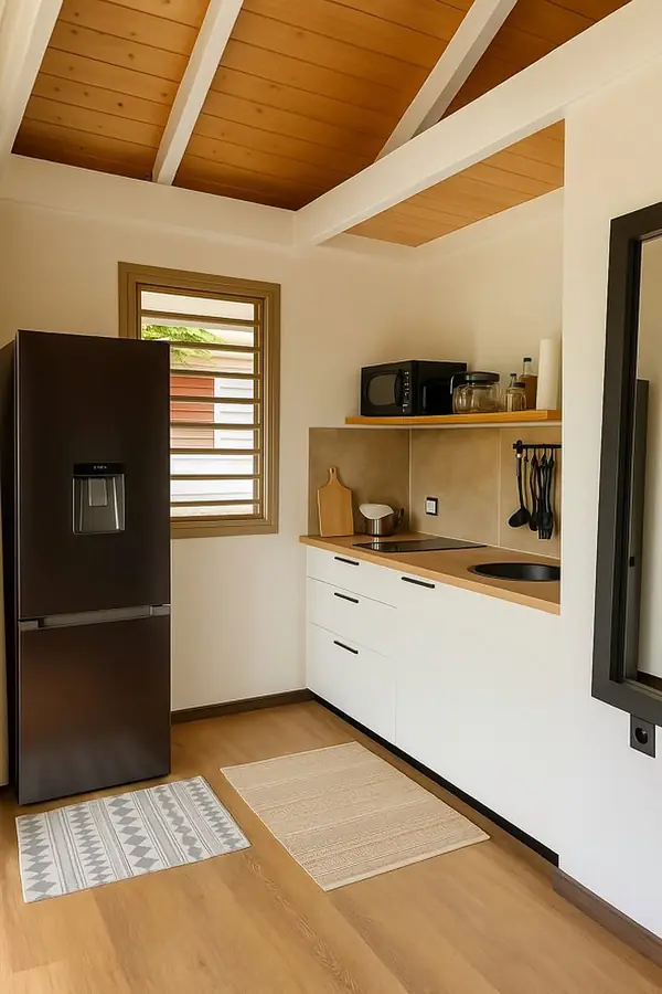 Cuisine équipée du bungalow